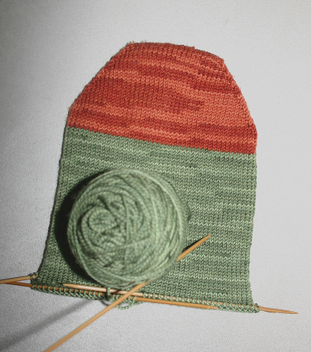 dâ€™s first sock